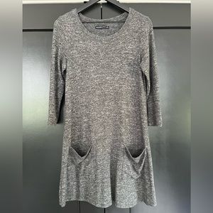 Abercrombie and Fitch, Charcoal gray sweater dress. Size small.